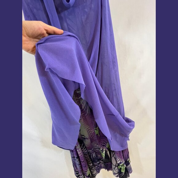 Jean Paul Gaultier Resort Polka Dot + Palm Maxi Dress - Size 6 - Picture 13 of 16